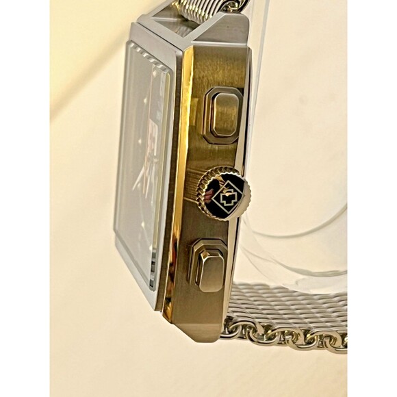 Invicta S1 Rally Chronograph 47244 Mens Watch Monaco Racer Mesh Stainless Square - Picture 4 of 9